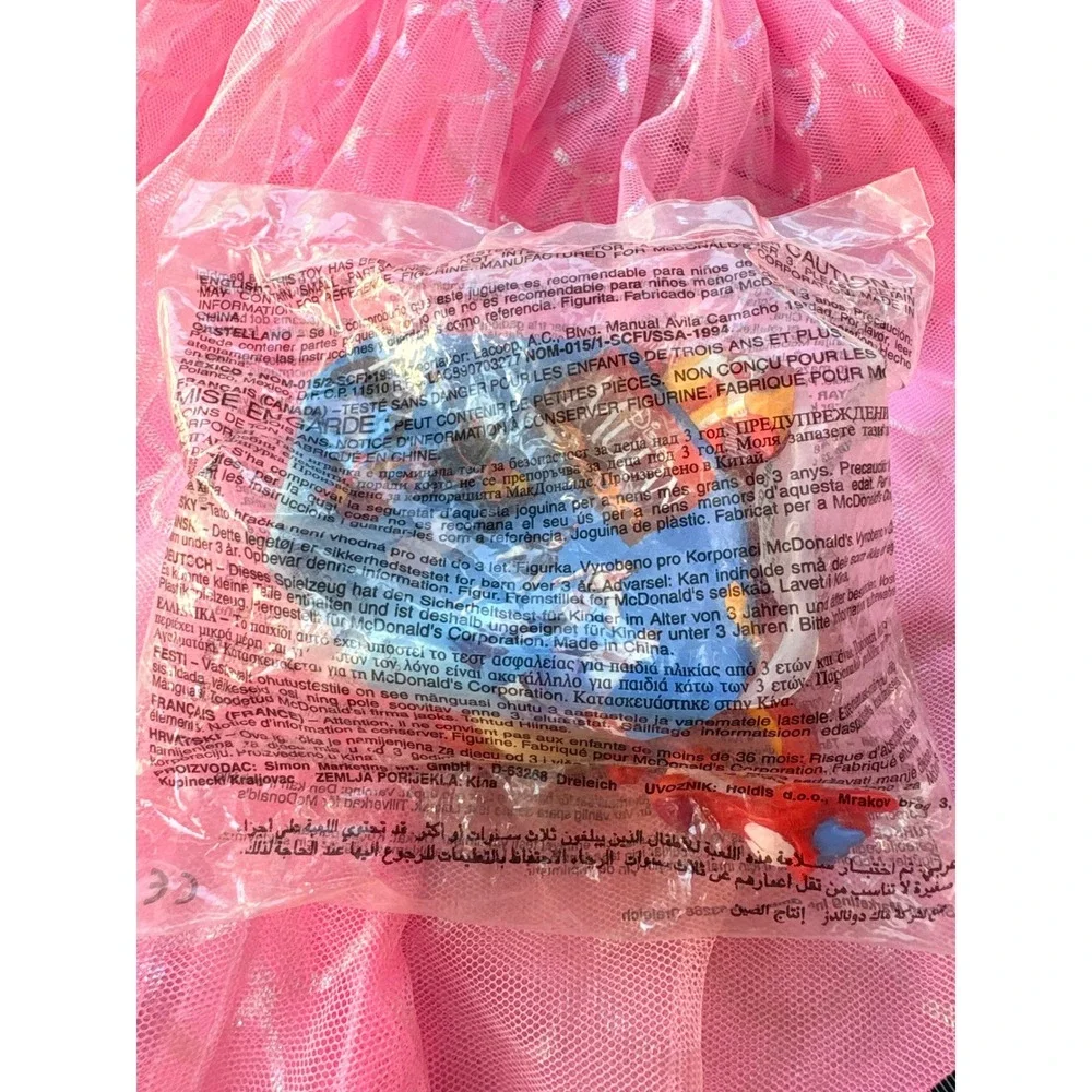 Disney Mulan Mushu Dragon McDonald's Happy Meal Vintage 1998 Sealed Red Figure